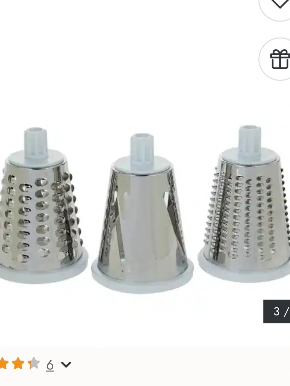 Kitchen HQ speed grater and slicker Teal Suction-Base New